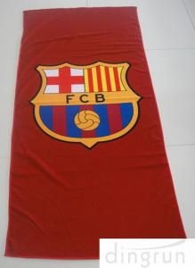 China Colorful Suede Microfiber Swimming Towel , Quick Dry Logo Printed Microfiber Towel on sale