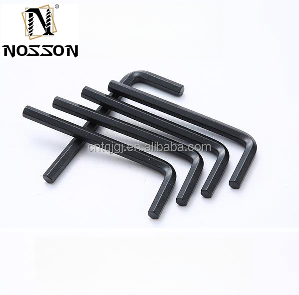Durable L-shaped Hex Wrench Set Carbon Steel 3mm 4mm 5mm 6mm Industrial Grade Allen Key Set Max Torque Capacity 2000lb-ft