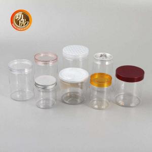China Candy Cookie Tea Storage Jars Plastic Small Plastic Sweet Jars 6oz on sale