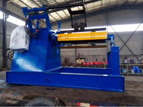 Durable Steel Uncoiler Auto Decoiler Machine With Hydraulic Pump Station For Metal Slitting Line