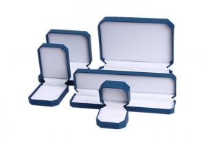 China Waterproof Earring Jewelry Box Organizer , Blue Plastic Bracelet Storage Box on sale
