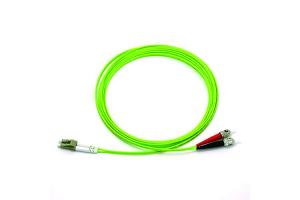 Buy cheap Duplex Multimode OM5 OFNR Fiber Optic Patch Cords LC To ST Fiber Patch Cable product