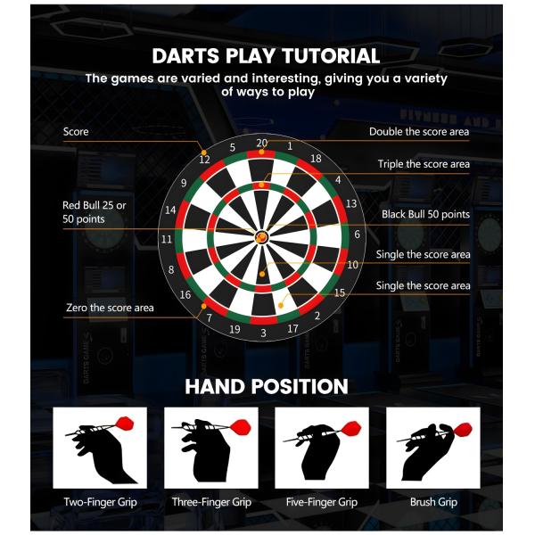 Coin Operated Indoor Commercial Arcade Machine Soft Tip Darts Machine