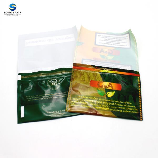 OEM ODM Design Tobacco Packaging Pouch 25g 50g Gravure Printing