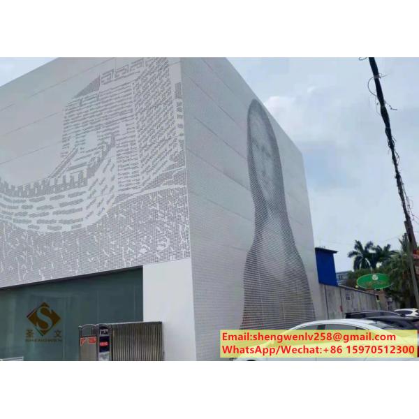 Metal aluminum facade aluminum panels for building facade customized metal sheet 3mm