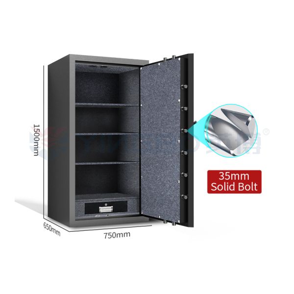 OEM Fireproof Safe Box Heavy Duty Burglary Resistant Safe Multiple Fire Prevention Design