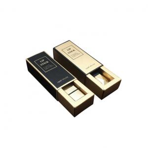 Buy cheap Custom Logo Rose Gold Card Paper Cosmetic Lipstick Packaging Box product