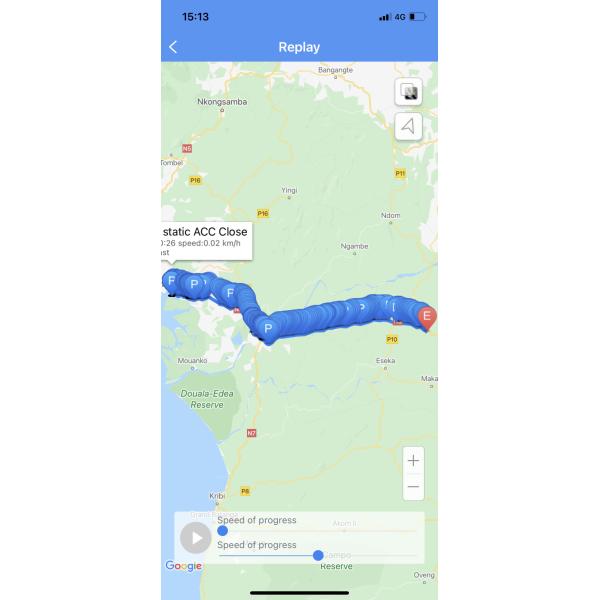 ODM App Control GPS locating Two Way Smart Car Alarm System With Remote Start 433MHz