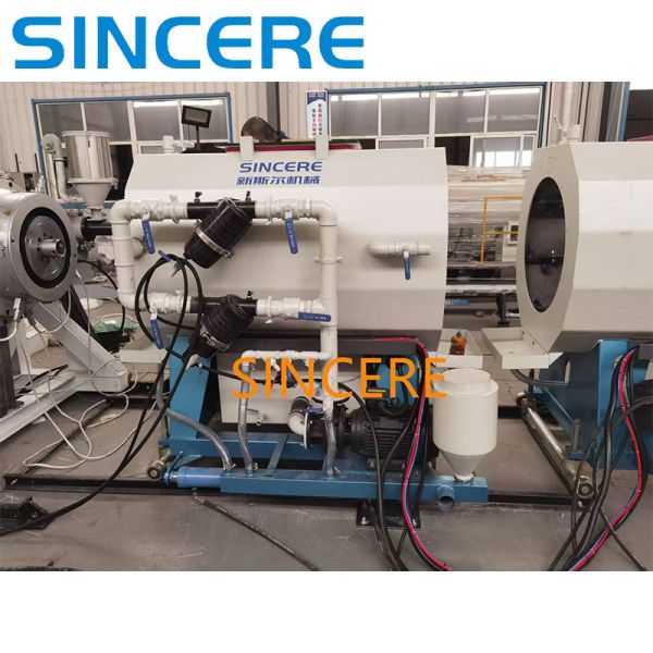 PE HDPE PP Plastic Pipe Making Extruding Machine for Gas Water Supply