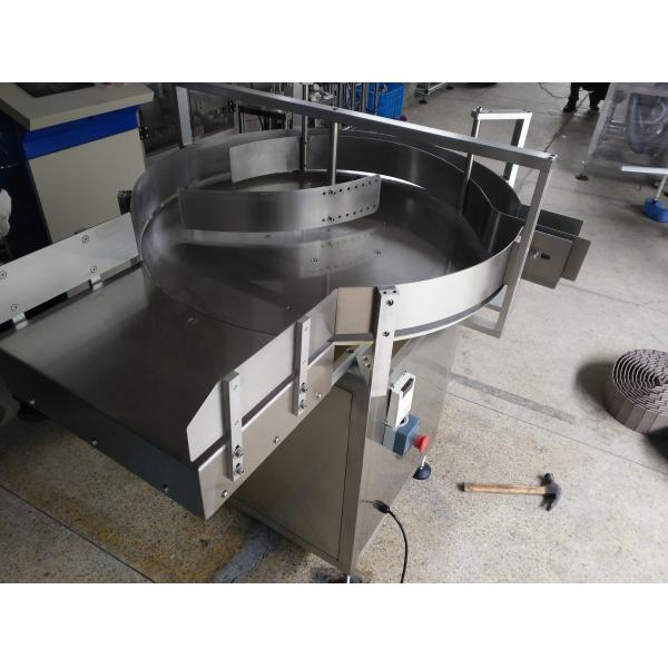 Automatic Bottle Unscrambler for storage, finishing and feeding of glass bottles to the production process