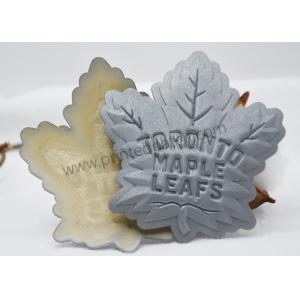Leaf Shape 8C 3M Reflective Labels Embossed TPU Patches Customized