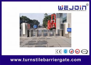 China Intelligent Flap Barrier with 304 Stainless Steel Housing Used in Educational Institution on sale
