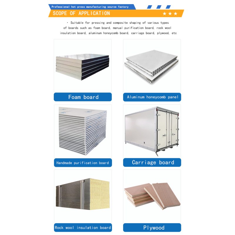 120T Hot Press Machine Multi Layer Foam Insulation Board Press Machine