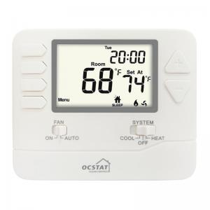 Buy cheap Battery Power 24V AIr conditioning Room Thermostat , Digital  Programmable Thermostat For Home product