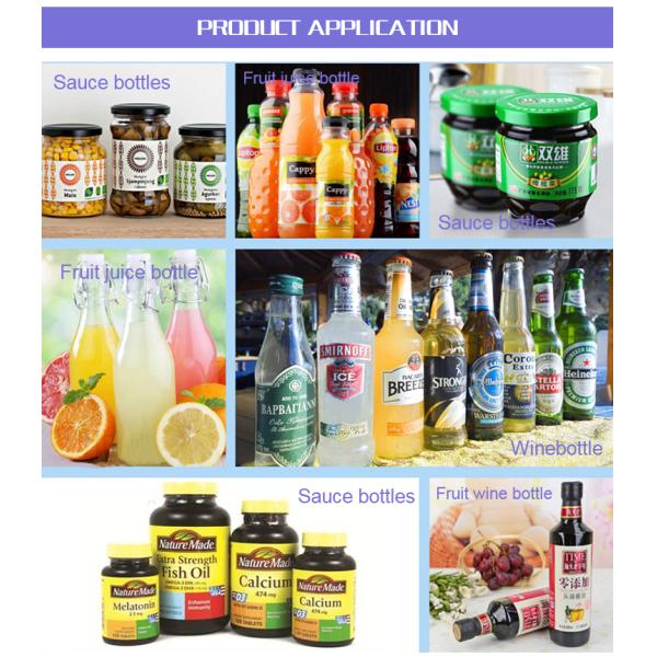 Good Quality Glass / Plastic Square Bottle Labeling Machine With Filling / Capping Function