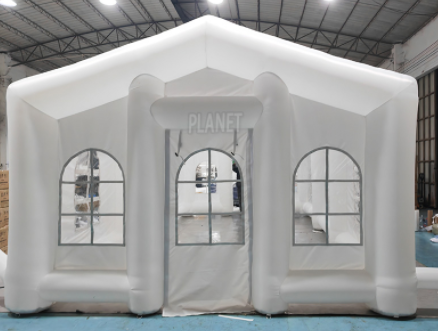 Outdoor White Inflatable Marquee Wedding Tent Event Party Tent Inflatable Canopy Tent