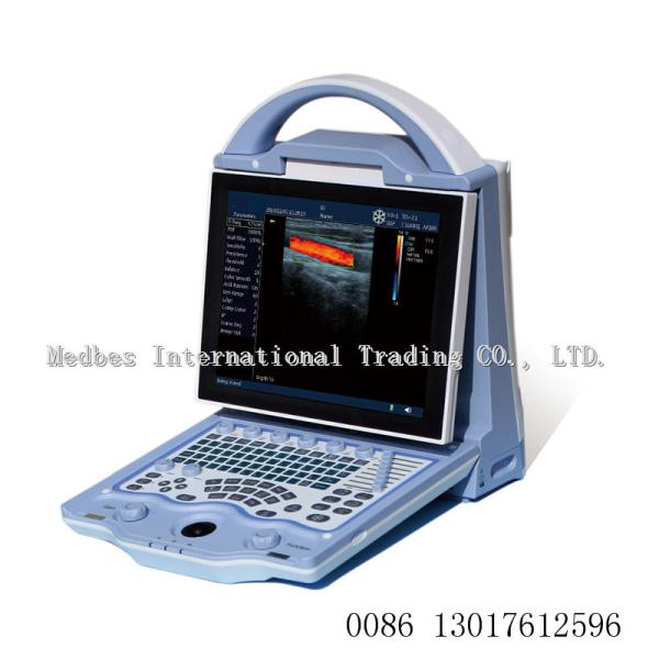 two probe holders Portable 2D Color doppler ltrasound Scanner human ultrasound machine