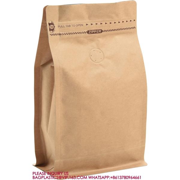 Degassing Pouch Bags With Valve, Food Storage Bags With Rsealable Zipper & Easy Open Tape