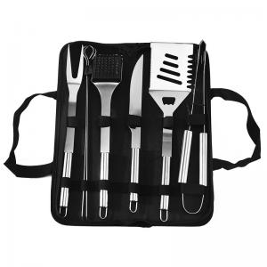 Buy cheap Portable 7 Piece BBQ Camping Cooking Set 788.5g For Outdoor Grilling product