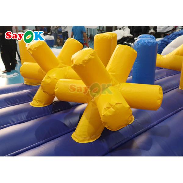 Adult Inflatable Interactive Game 36ft Giant Inflatable Obstacle Course