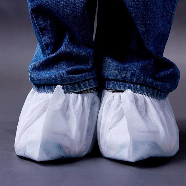 SMS Dust Proof Disposable Overshoe Covers With Excellent Air Permeability