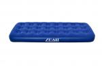 Single Flocked Air Bed Inflatable mattress flocked top PVC sides and bottom