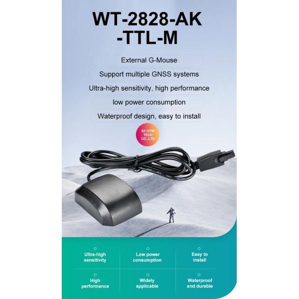 UART TTL GNSS Receiver GPS GLONASS BeiDou with Molex Connector