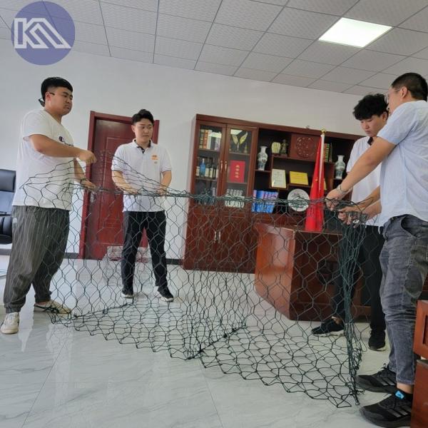 Hot-Dipped Galvanized High Strength And Durability Gabion BasketWire Mesh For South American Projects