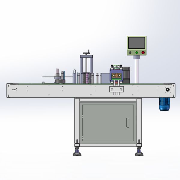 Self Adhesive Bottle Sticker Labeling Machine Applicator Plastic Glass Bottle 220V