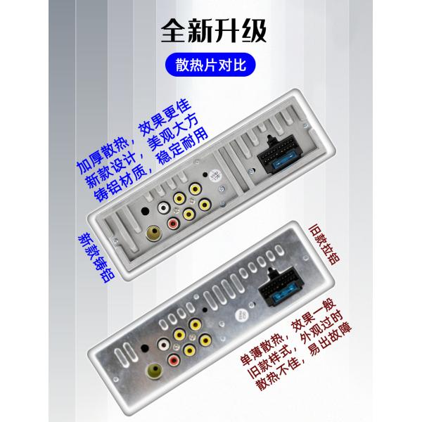 Creatall 7-Inch Telescopic All-in-One CarPlay Radio with MP5 MP4 Card Slots for BT Wireless Hands-Free Player