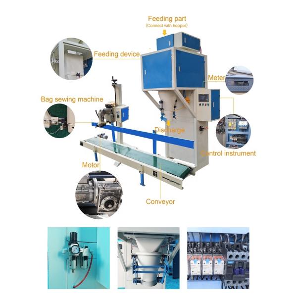 10kg 20Kg 30kgs 40kgs 50kgs Pouch Packing Sealing Machine rice Nut Food Pellets