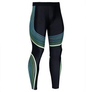 China Men Workout Fitness Gym Tights Leggings Running Pants Quick Dry Leggings Tights on sale