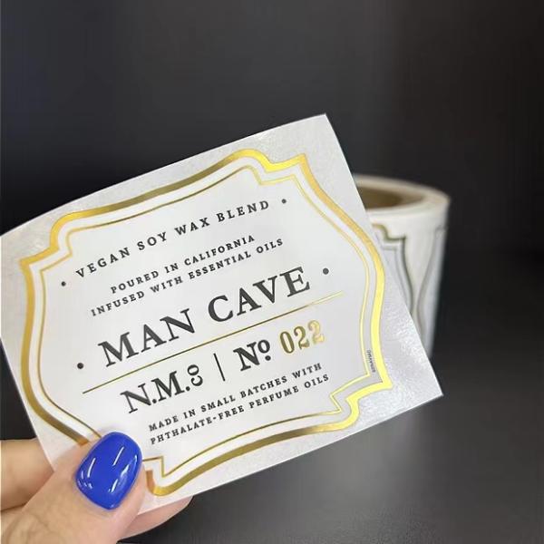 CMYK Color Print Bottle Packaging Label Custom Logo for industries