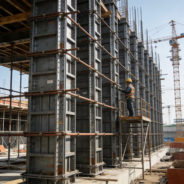 Small Steel Formwork Corrosion Resistant for Outdoor Construction