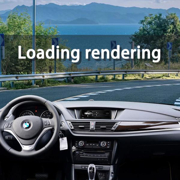 Android Car Stereo Radio Fascia DVD Player Panel Frame for BMW X1 2010-2015 12.3inch/10.25inch