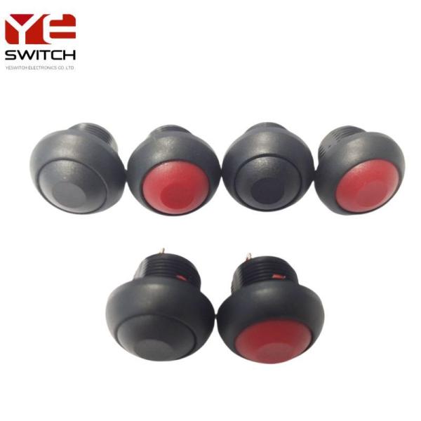 Threaded Bushing Automotive Push Button Starter Switch Momentary Sealed Surface Mount