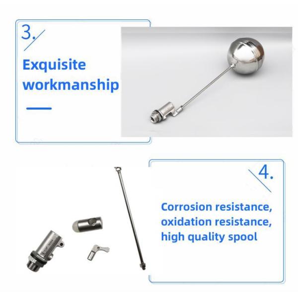 Factory Direct Supply Stainless Steel 201/304 Float Valve for Tank Level Automatic Controller