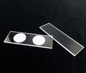 Buy cheap Clear 99.99% Machining Quartz Glass Ground Edge Xrd Medical Microscope Slide product