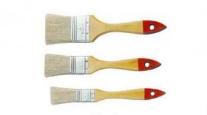 Buy cheap Wall Painting Paintbrushes Bulk White Natural China Bristle Brush Set product