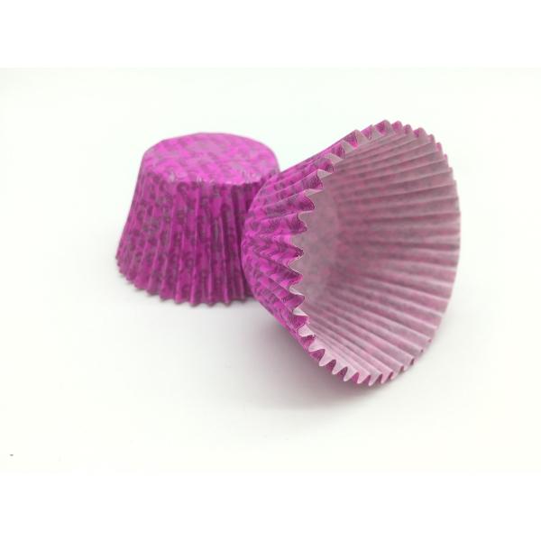 Luxuriant Purple Paper Cupcake Liners Printed Round Paper Cake Cup Mold Baking Set