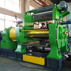 Buy cheap 560mm Two Roll Mill Rubber Mixing Mill Machine 90KW Green product