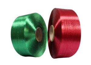 FDY Dope Dyed Polyester Yarn 50D/ 24F , Polyester Filament Yarn For Knitting Weaving