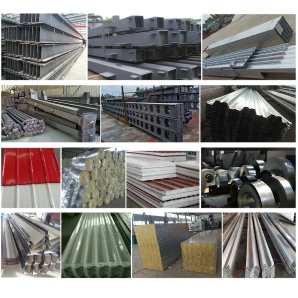Metal Frame Construction Steel Structure Building Section H Steel Column and Beam Structural Warehouse Workshop