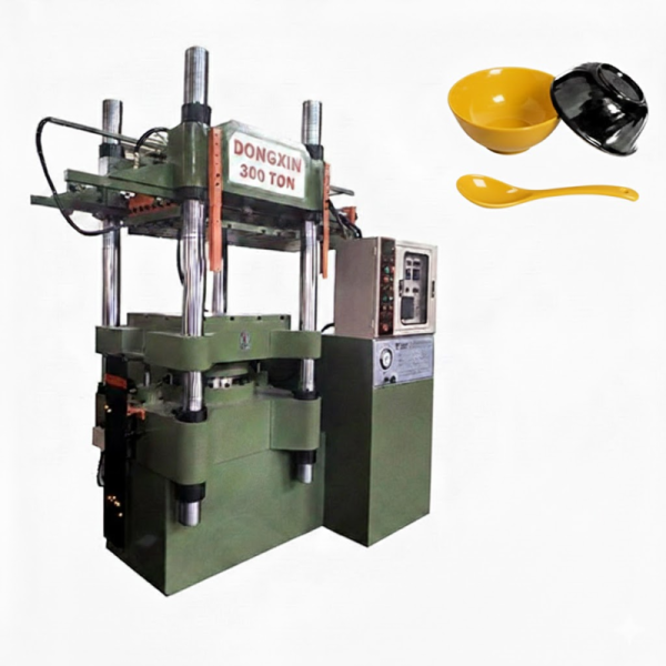 Compact Design Melamine Tableware Moulding Machine Dual Voltage Support