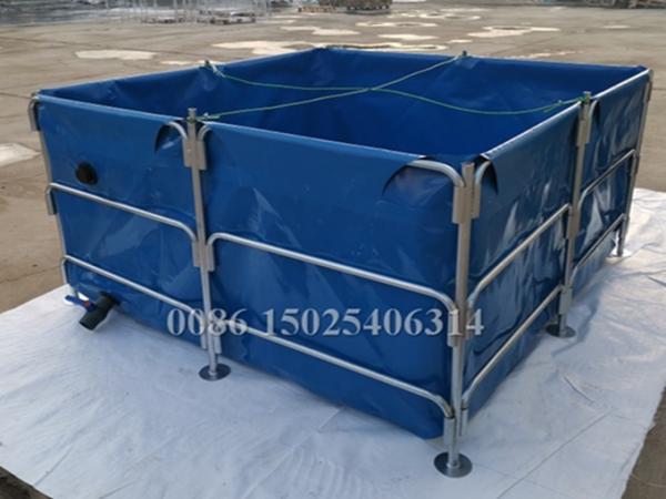 mobile 500-10,000L folding fish farming tank for aquaculture farming