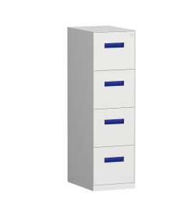 Buy cheap OEM ODM 5mm Edge Vertical 4 Drawer Filing Cabinet  0.6mm Thickness product
