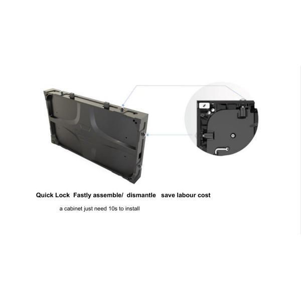 Meeting Room Indoor Fixed LED Display Fine Pitch Die Casting Panel 16/9 Format Option