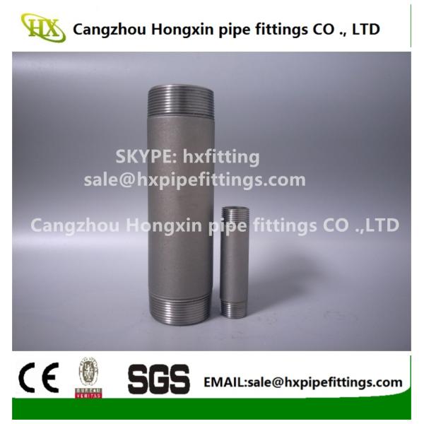 steel pipe nipple female and male thread low price high quality