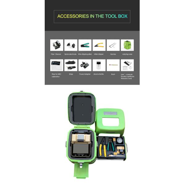 High Speed Fiber Optic Tools Signal Fire AI-8 6 Motors Optical Fiber Fusion Splicer