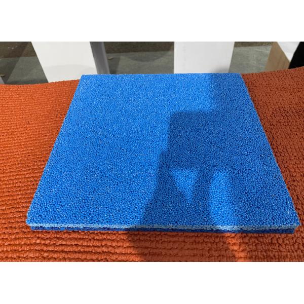 Blue Prefabricated Rubber Jogging Track For Running